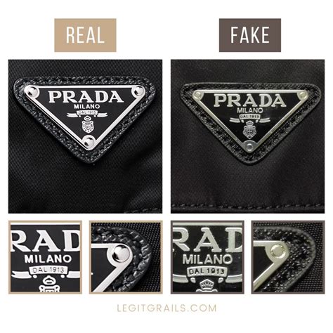 prada jacket original vs fake|prada a's false.